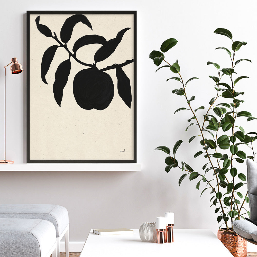Shop Peach II Art Print a floral themed painted wall art print from The Print Emporium wall artwork collection - Buy Australian made fine art painting style poster and framed prints for the home and your interior decor room, TPE-WA-76173-AP