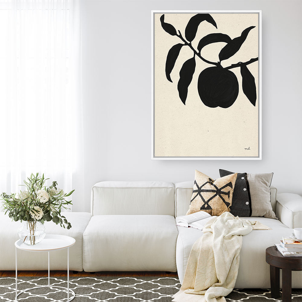 Shop Peach II Canvas Print a floral themed painted framed canvas wall art print from The Print Emporium artwork collection - Buy Australian made fine art painting style stretched canvas prints for the home and your interior decor space, TPE-WA-76173-CA-35X46-NF