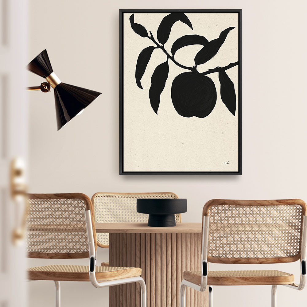 Shop Peach II Canvas Print a floral themed painted framed canvas wall art print from The Print Emporium artwork collection - Buy Australian made fine art painting style stretched canvas prints for the home and your interior decor space, TPE-WA-76173-CA-35X46-NF