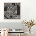 Shop Pearl Dots I (Square) Art Print a painted abstract themed wall art print from The Print Emporium wall artwork collection - Buy Australian made fine art painting style poster and framed prints for the home and your interior decor room, TPE-PC-RF390-AP