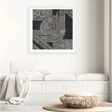 Shop Pearl Dots I (Square) Art Print a painted abstract themed wall art print from The Print Emporium wall artwork collection - Buy Australian made fine art painting style poster and framed prints for the home and your interior decor room, TPE-PC-RF390-AP