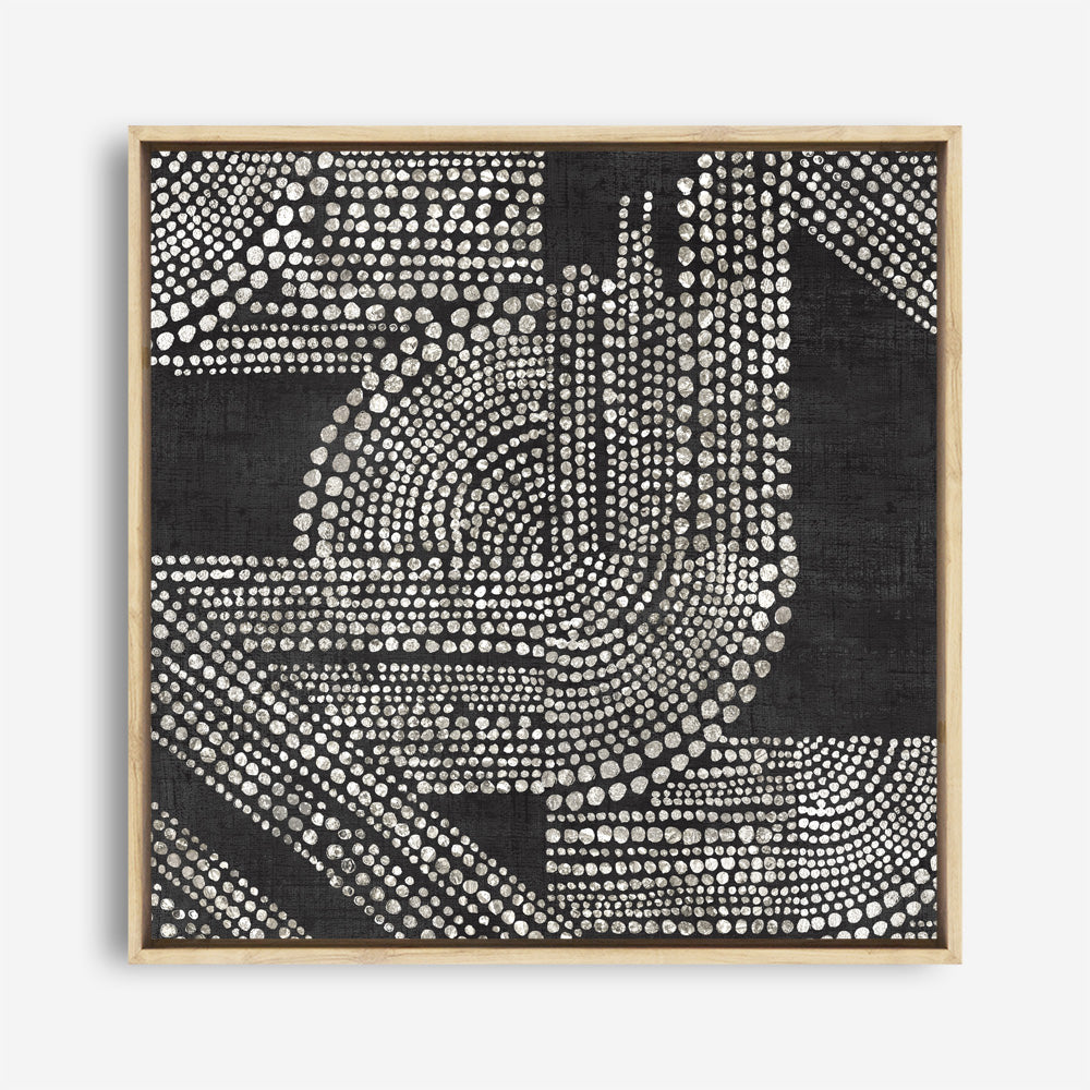 Shop Pearl Dots I (Square) Canvas Print a painted abstract themed framed canvas wall art print from The Print Emporium artwork collection - Buy Australian made fine art painting style stretched canvas prints for the home and your interior decor space, TPE-PC-RF390-CA-40X40-NF