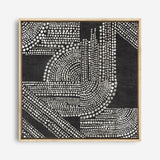 Shop Pearl Dots I (Square) Canvas Print a painted abstract themed framed canvas wall art print from The Print Emporium artwork collection - Buy Australian made fine art painting style stretched canvas prints for the home and your interior decor space, TPE-PC-RF390-CA-40X40-NF