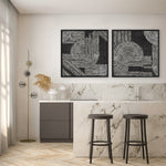 Shop Pearl Dots I (Square) Canvas Print a painted abstract themed framed canvas wall art print from The Print Emporium artwork collection - Buy Australian made fine art painting style stretched canvas prints for the home and your interior decor space, TPE-PC-RF390-CA-40X40-NF