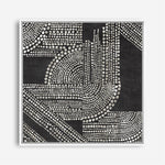 Shop Pearl Dots I (Square) Canvas Print a painted abstract themed framed canvas wall art print from The Print Emporium artwork collection - Buy Australian made fine art painting style stretched canvas prints for the home and your interior decor space, TPE-PC-RF390-CA-40X40-NF