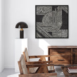 Shop Pearl Dots I (Square) Canvas Print a painted abstract themed framed canvas wall art print from The Print Emporium artwork collection - Buy Australian made fine art painting style stretched canvas prints for the home and your interior decor space, TPE-PC-RF390-CA-40X40-NF