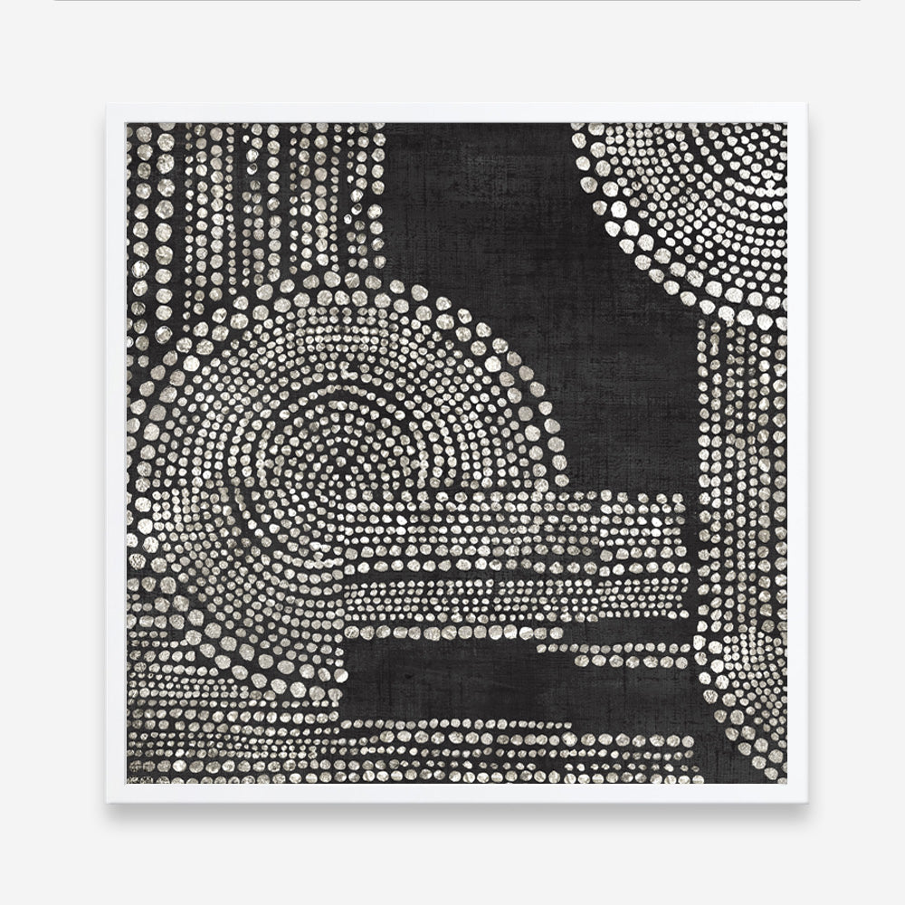 Shop Pearl Dots II (Square) Art Print a painted abstract themed wall art print from The Print Emporium wall artwork collection - Buy Australian made fine art painting style poster and framed prints for the home and your interior decor room, TPE-PC-RF391-AP