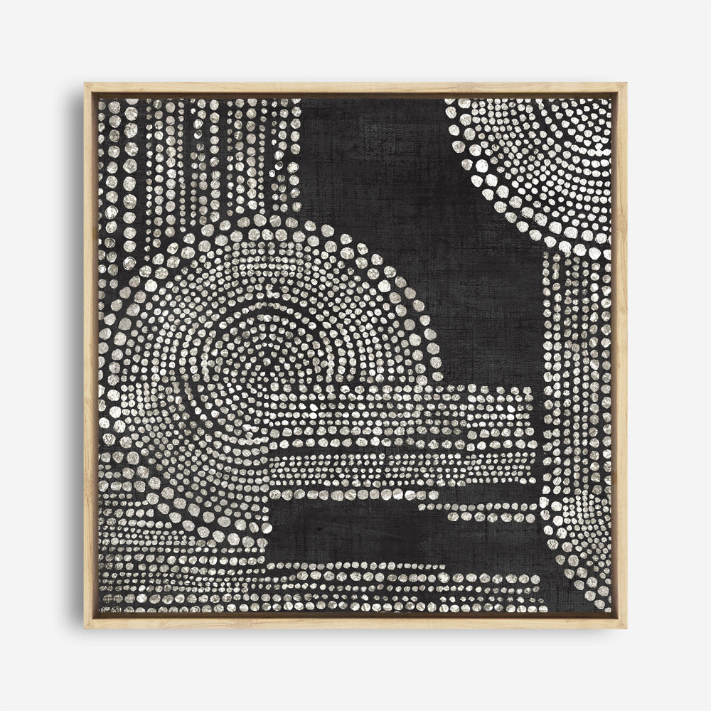 Shop Pearl Dots II (Square) Canvas Print a painted abstract themed framed canvas wall art print from The Print Emporium artwork collection - Buy Australian made fine art painting style stretched canvas prints for the home and your interior decor space, TPE-PC-RF391-CA-40X40-NF