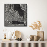 Shop Pearl Dots II (Square) Canvas Print a painted abstract themed framed canvas wall art print from The Print Emporium artwork collection - Buy Australian made fine art painting style stretched canvas prints for the home and your interior decor space, TPE-PC-RF391-CA-40X40-NF