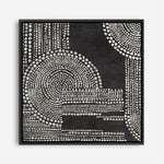 Shop Pearl Dots II (Square) Canvas Print a painted abstract themed framed canvas wall art print from The Print Emporium artwork collection - Buy Australian made fine art painting style stretched canvas prints for the home and your interior decor space, TPE-PC-RF391-CA-40X40-NF