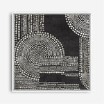 Shop Pearl Dots II (Square) Canvas Print a painted abstract themed framed canvas wall art print from The Print Emporium artwork collection - Buy Australian made fine art painting style stretched canvas prints for the home and your interior decor space, TPE-PC-RF391-CA-40X40-NF