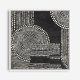 Shop Pearl Dots II (Square) Canvas Print a painted abstract themed framed canvas wall art print from The Print Emporium artwork collection - Buy Australian made fine art painting style stretched canvas prints for the home and your interior decor space, TPE-PC-RF391-CA-40X40-NF