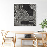 Shop Pearl Dots II (Square) Canvas Print a painted abstract themed framed canvas wall art print from The Print Emporium artwork collection - Buy Australian made fine art painting style stretched canvas prints for the home and your interior decor space, TPE-PC-RF391-CA-40X40-NF