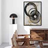 Shop Peculiar Canvas Print a painted abstract themed framed canvas wall art print from The Print Emporium artwork collection - Buy Australian made fine art painting style stretched canvas prints for the home and your interior decor space, TPE-PC-PI302-CA-35X46-NF