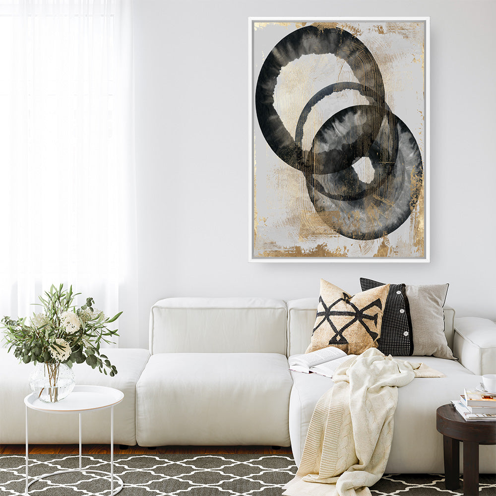 Shop Peculiar Canvas Print a painted abstract themed framed canvas wall art print from The Print Emporium artwork collection - Buy Australian made fine art painting style stretched canvas prints for the home and your interior decor space, TPE-PC-PI302-CA-35X46-NF