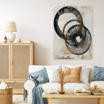 Shop Peculiar Canvas Print a painted abstract themed framed canvas wall art print from The Print Emporium artwork collection - Buy Australian made fine art painting style stretched canvas prints for the home and your interior decor space, TPE-PC-PI302-CA-35X46-NF