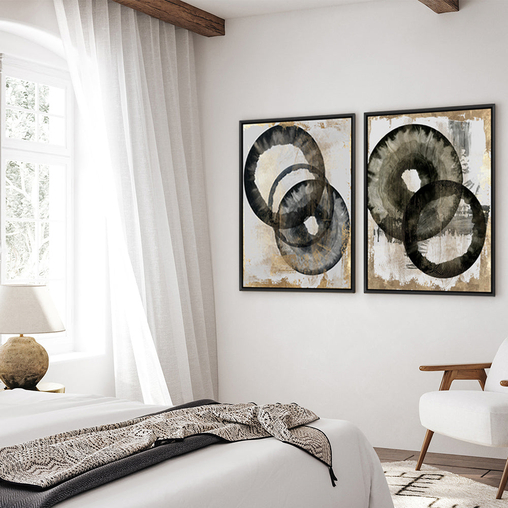 Shop Peculiar Canvas Print a painted abstract themed framed canvas wall art print from The Print Emporium artwork collection - Buy Australian made fine art painting style stretched canvas prints for the home and your interior decor space, TPE-PC-PI302-CA-35X46-NF