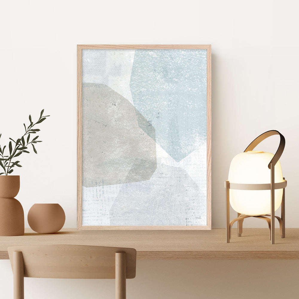 Shop Pensive II Art Print a painted abstract themed wall art print from The Print Emporium wall artwork collection - Buy Australian made fine art painting style poster and framed prints for the home and your interior decor room, TPE-WA-32185-AP