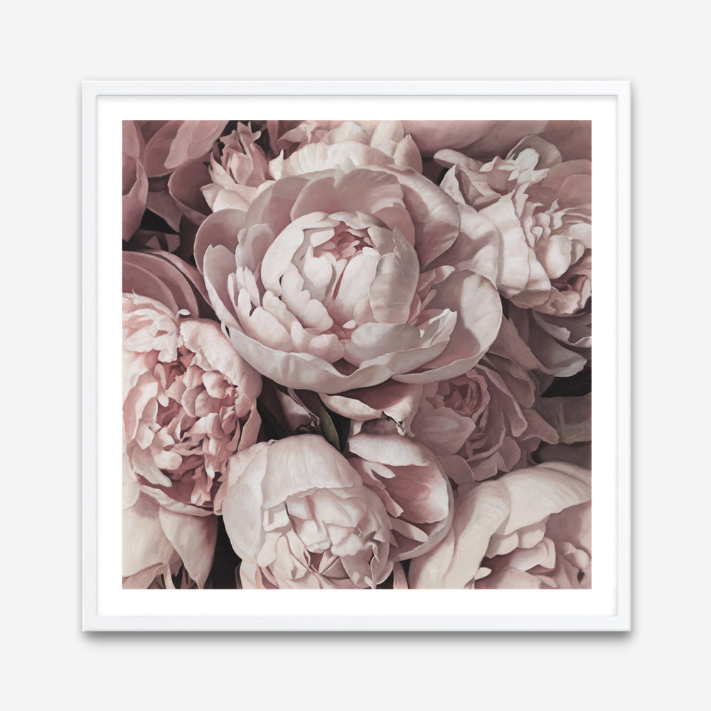 Shop Peony Buds (Square) Art Print a floral themed painted wall art print from The Print Emporium wall artwork collection - Buy Australian made fine art painting style poster and framed prints for the home and your interior decor room, TPE-383-AP