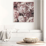 Shop Peony Buds (Square) Canvas Print a floral themed painted framed canvas wall art print from The Print Emporium artwork collection - Buy Australian made fine art painting style stretched canvas prints for the home and your interior decor space, TPE-383-CA-40X40-NF