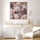 Shop Peony Buds (Square) Canvas Print a floral themed painted framed canvas wall art print from The Print Emporium artwork collection - Buy Australian made fine art painting style stretched canvas prints for the home and your interior decor space, TPE-383-CA-40X40-NF