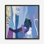 Shop Periwinkle (Square) Art Print a painted abstract themed wall art print from The Print Emporium wall artwork collection - Buy Australian made fine art painting style poster and framed prints for the home and your interior decor room, TPE-WA-72101-AP