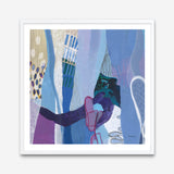 Shop Periwinkle (Square) Art Print a painted abstract themed wall art print from The Print Emporium wall artwork collection - Buy Australian made fine art painting style poster and framed prints for the home and your interior decor room, TPE-WA-72101-AP