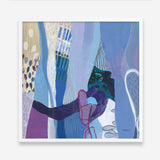 Shop Periwinkle (Square) Art Print a painted abstract themed wall art print from The Print Emporium wall artwork collection - Buy Australian made fine art painting style poster and framed prints for the home and your interior decor room, TPE-WA-72101-AP