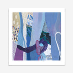 Shop Periwinkle (Square) Art Print a painted abstract themed wall art print from The Print Emporium wall artwork collection - Buy Australian made fine art painting style poster and framed prints for the home and your interior decor room, TPE-WA-72101-AP