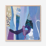 Shop Periwinkle (Square) Art Print a painted abstract themed wall art print from The Print Emporium wall artwork collection - Buy Australian made fine art painting style poster and framed prints for the home and your interior decor room, TPE-WA-72101-AP