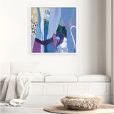Shop Periwinkle (Square) Art Print a painted abstract themed wall art print from The Print Emporium wall artwork collection - Buy Australian made fine art painting style poster and framed prints for the home and your interior decor room, TPE-WA-72101-AP