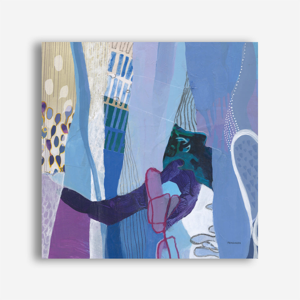 Shop Periwinkle (Square) Canvas Print a painted abstract themed framed canvas wall art print from The Print Emporium artwork collection - Buy Australian made fine art painting style stretched canvas prints for the home and your interior decor space, TPE-WA-72101-CA-40X40-NF