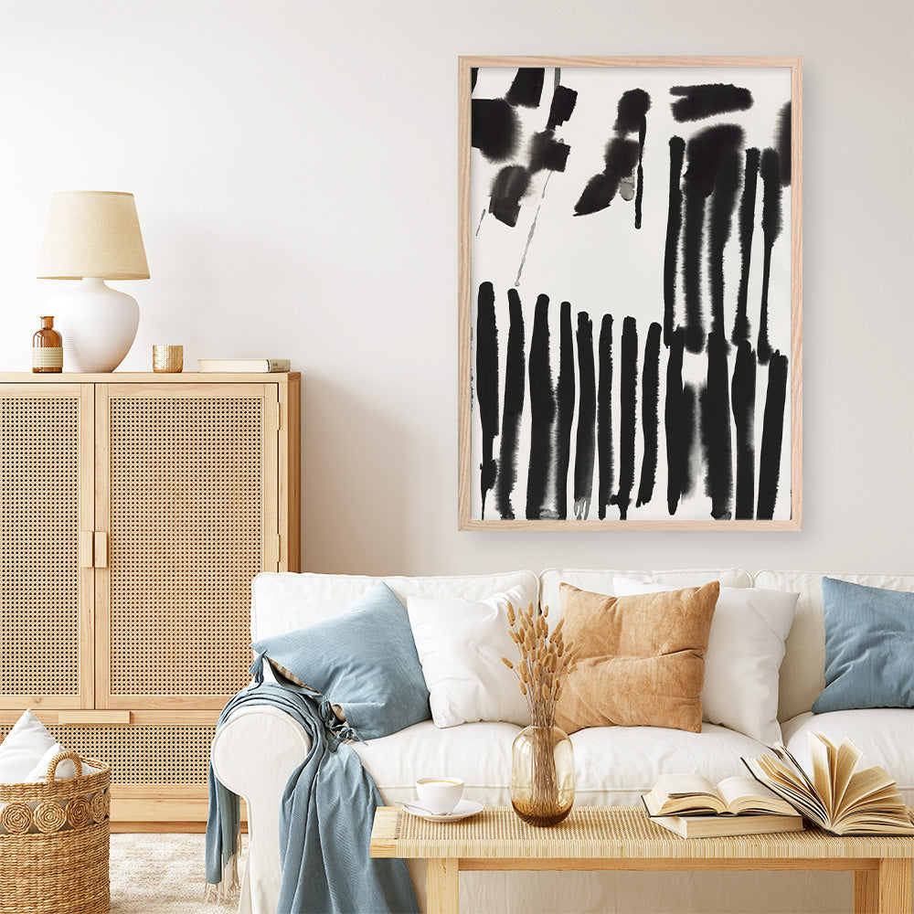 Shop Piano Rhythm II Art Print a painted abstract themed wall art print from The Print Emporium wall artwork collection - Buy Australian made fine art painting style poster and framed prints for the home and your interior decor room, TPE-PC-PI186-AP