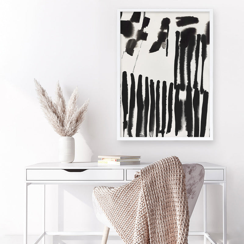 Shop Piano Rhythm II Art Print a painted abstract themed wall art print from The Print Emporium wall artwork collection - Buy Australian made fine art painting style poster and framed prints for the home and your interior decor room, TPE-PC-PI186-AP