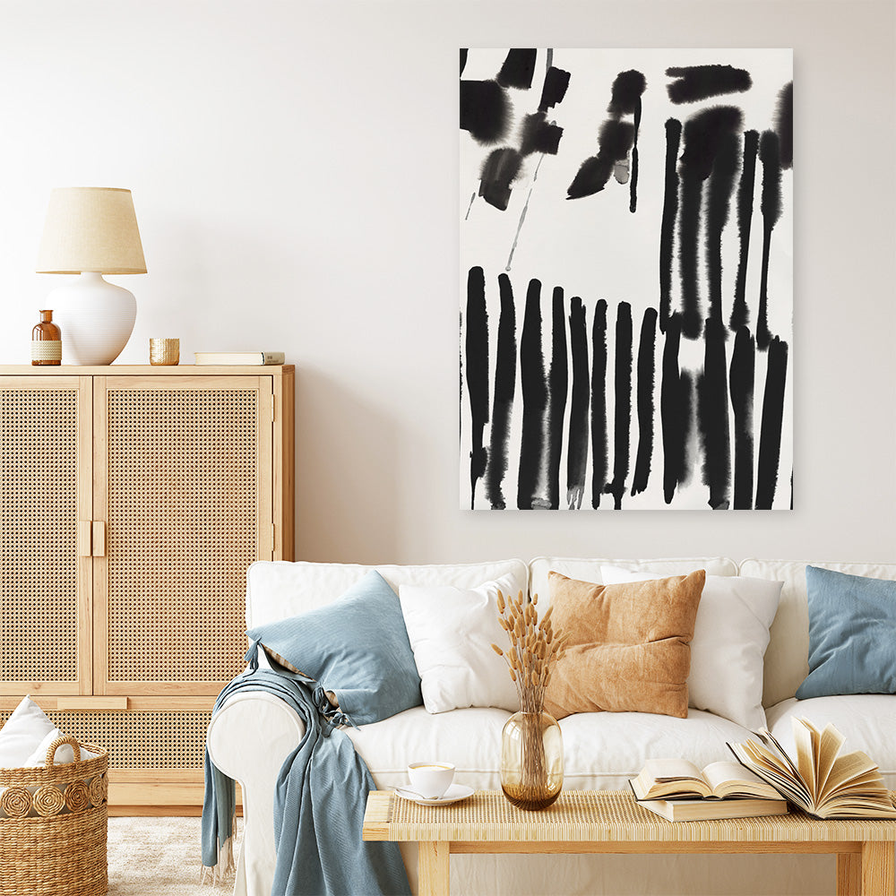 Shop Piano Rhythm II Canvas Print a painted abstract themed framed canvas wall art print from The Print Emporium artwork collection - Buy Australian made fine art painting style stretched canvas prints for the home and your interior decor space, TPE-PC-PI186-CA-35X46-NF