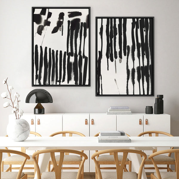 Shop Piano Rhythm II Canvas Print a painted abstract themed framed canvas wall art print from The Print Emporium artwork collection - Buy Australian made fine art painting style stretched canvas prints for the home and your interior decor space, TPE-PC-PI186-CA-35X46-NF
