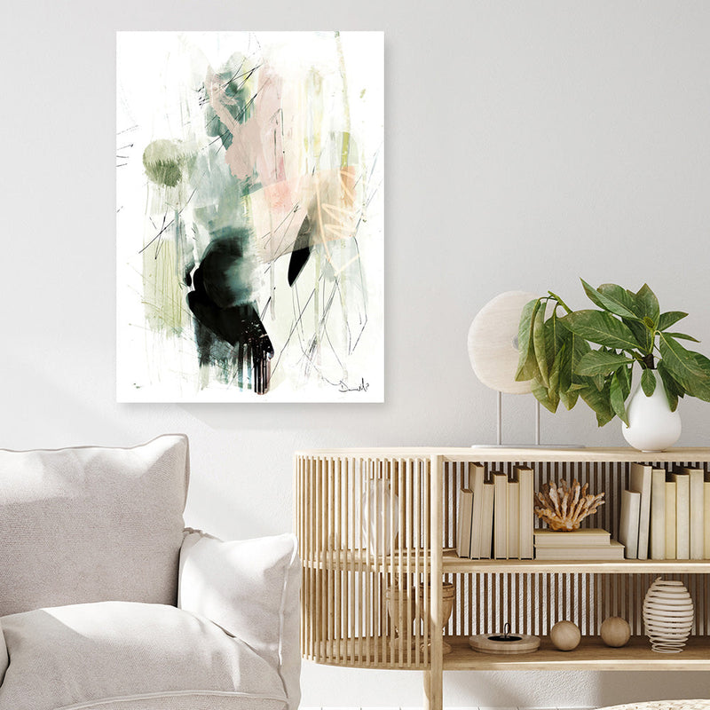 Shop Pianta Canvas Print a painted abstract themed framed canvas wall art print from The Print Emporium artwork collection - Buy Australian made fine art painting style stretched canvas prints for the home and your interior decor space, TPE-DH-083-CA-35X46-NF