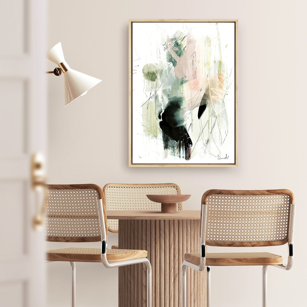 Shop Pianta Canvas Print a painted abstract themed framed canvas wall art print from The Print Emporium artwork collection - Buy Australian made fine art painting style stretched canvas prints for the home and your interior decor space, TPE-DH-083-CA-35X46-NF