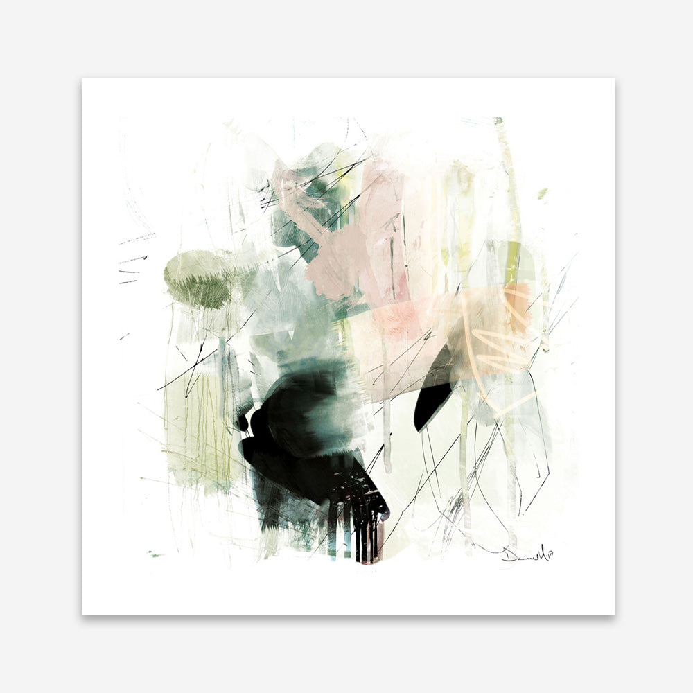 Shop Pianta (Square) Art Print a painted abstract themed wall art print from The Print Emporium wall artwork collection - Buy Australian made fine art painting style poster and framed prints for the home and your interior decor room, TPE-DH-306-AP