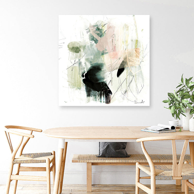 Shop Pianta (Square) Canvas Print a painted abstract themed framed canvas wall art print from The Print Emporium artwork collection - Buy Australian made fine art painting style stretched canvas prints for the home and your interior decor space, TPE-DH-306-CA-40X40-NF