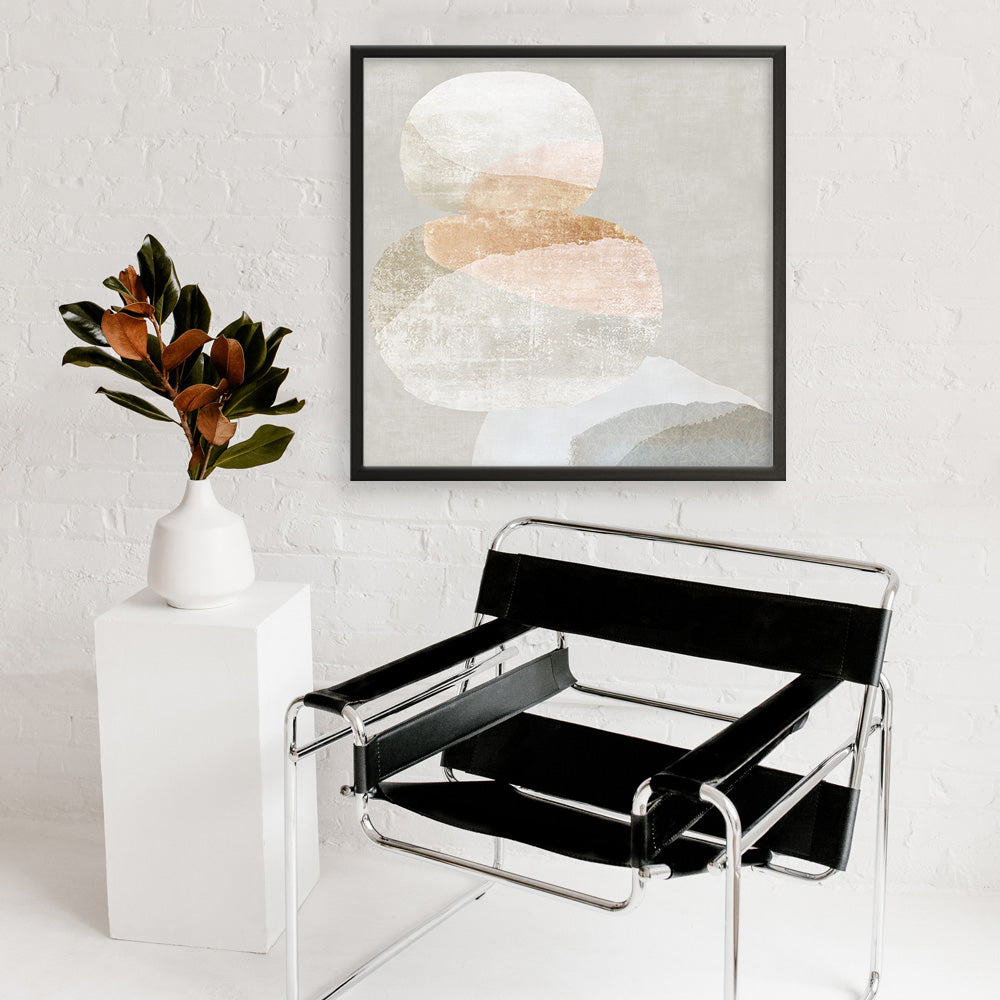 Shop Pile Up I (Square) Art Print a painted abstract themed wall art print from The Print Emporium wall artwork collection - Buy Australian made fine art painting style poster and framed prints for the home and your interior decor room, TPE-PC-PI555-AP