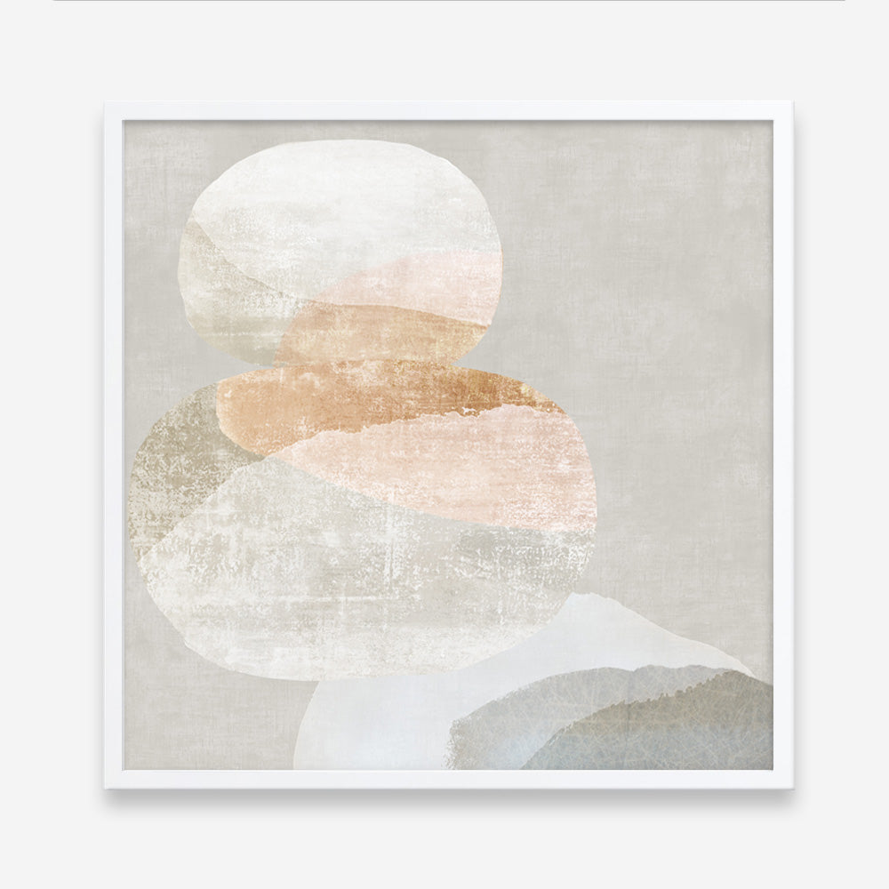 Shop Pile Up I (Square) Art Print a painted abstract themed wall art print from The Print Emporium wall artwork collection - Buy Australian made fine art painting style poster and framed prints for the home and your interior decor room, TPE-PC-PI555-AP