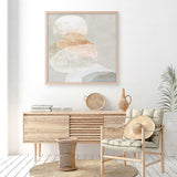 Shop Pile Up I (Square) Art Print a painted abstract themed wall art print from The Print Emporium wall artwork collection - Buy Australian made fine art painting style poster and framed prints for the home and your interior decor room, TPE-PC-PI555-AP