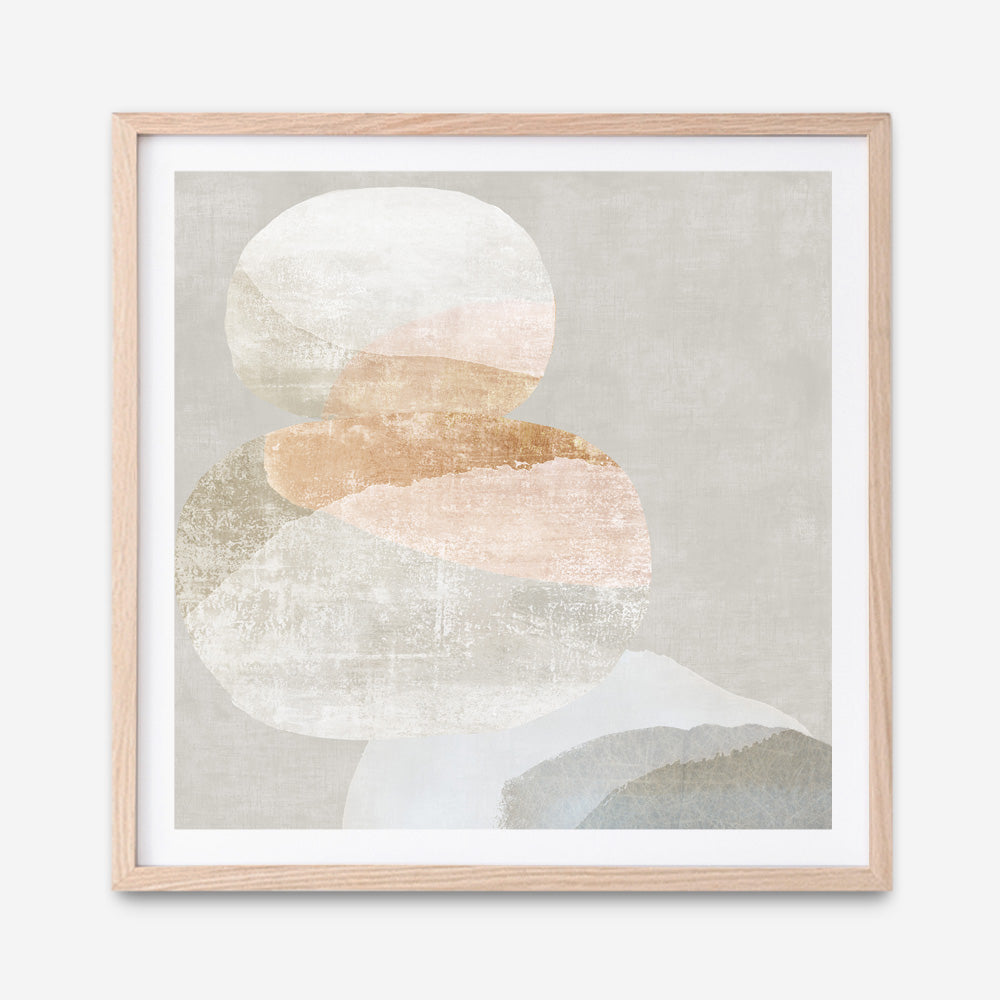 Shop Pile Up I (Square) Art Print a painted abstract themed wall art print from The Print Emporium wall artwork collection - Buy Australian made fine art painting style poster and framed prints for the home and your interior decor room, TPE-PC-PI555-AP