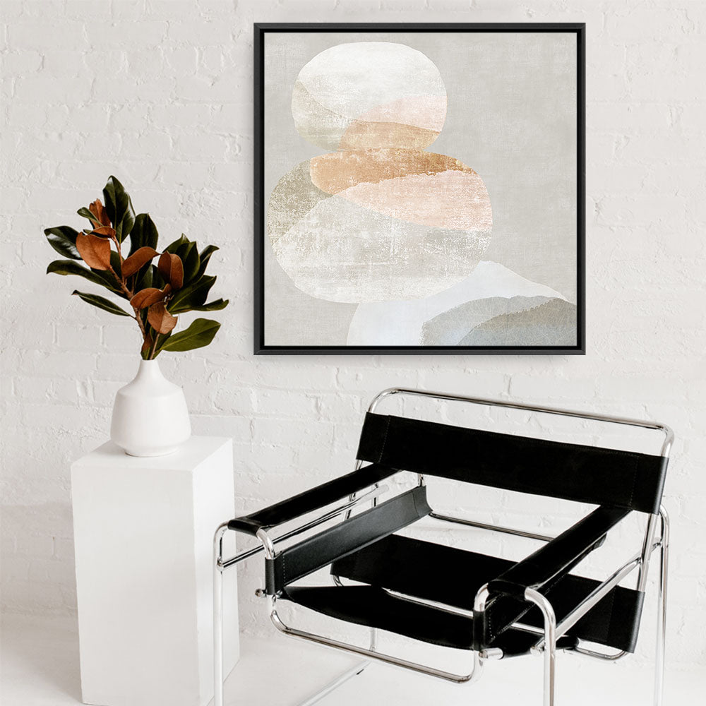 Shop Pile Up I (Square) Canvas Print a painted abstract themed framed canvas wall art print from The Print Emporium artwork collection - Buy Australian made fine art painting style stretched canvas prints for the home and your interior decor space, TPE-PC-PI555-CA-40X40-NF