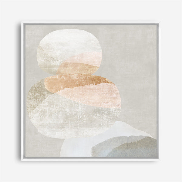 Shop Pile Up I (Square) Canvas Print a painted abstract themed framed canvas wall art print from The Print Emporium artwork collection - Buy Australian made fine art painting style stretched canvas prints for the home and your interior decor space, TPE-PC-PI555-CA-40X40-NF