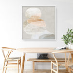 Shop Pile Up I (Square) Canvas Print a painted abstract themed framed canvas wall art print from The Print Emporium artwork collection - Buy Australian made fine art painting style stretched canvas prints for the home and your interior decor space, TPE-PC-PI555-CA-40X40-NF