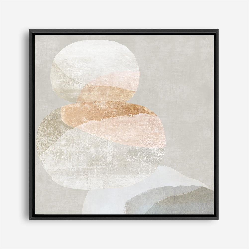 Shop Pile Up I (Square) Canvas Print a painted abstract themed framed canvas wall art print from The Print Emporium artwork collection - Buy Australian made fine art painting style stretched canvas prints for the home and your interior decor space, TPE-PC-PI555-CA-40X40-NF