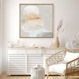 Shop Pile Up I (Square) Canvas Print a painted abstract themed framed canvas wall art print from The Print Emporium artwork collection - Buy Australian made fine art painting style stretched canvas prints for the home and your interior decor space, TPE-PC-PI555-CA-40X40-NF