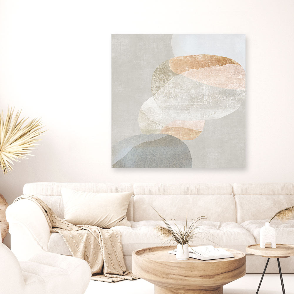 Shop Pile Up II (Square) Canvas Print a painted abstract themed framed canvas wall art print from The Print Emporium artwork collection - Buy Australian made fine art painting style stretched canvas prints for the home and your interior decor space, TPE-PC-PI556-CA-40X40-NF